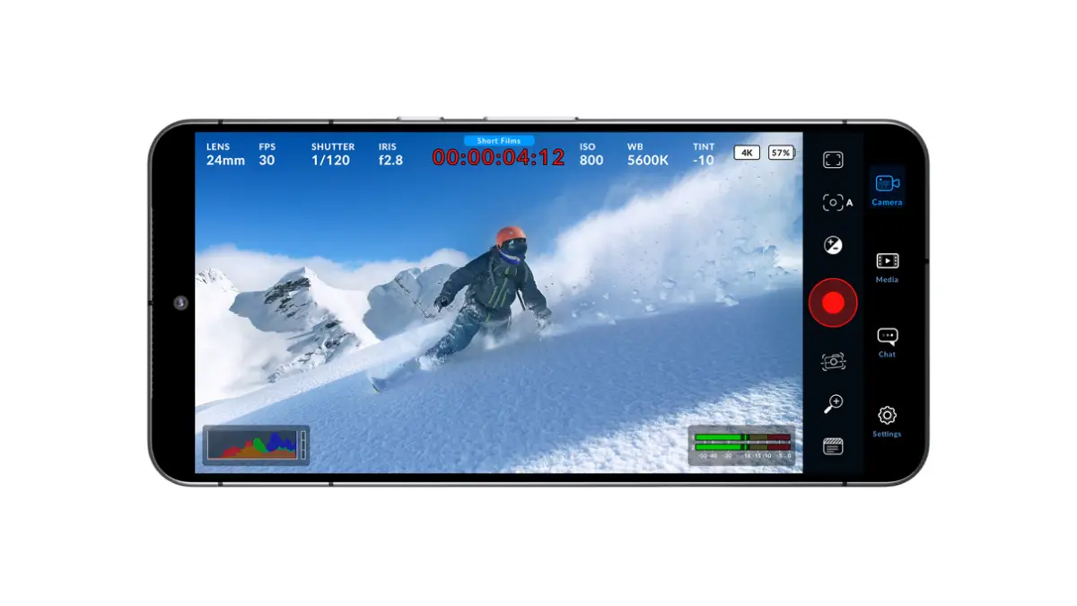 تحديث Blackmagic Camera توافق جديد وميزات مبتكرة لجهاز iPhone 16